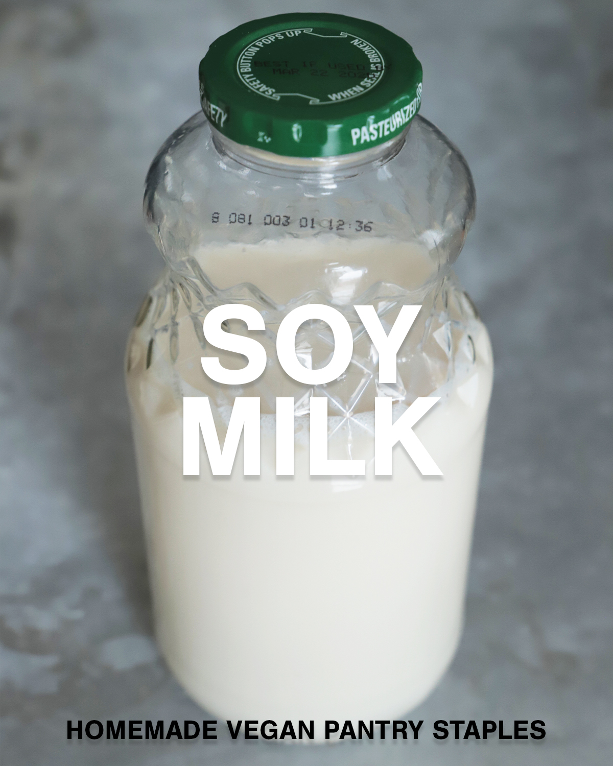 homemade soy milk easy